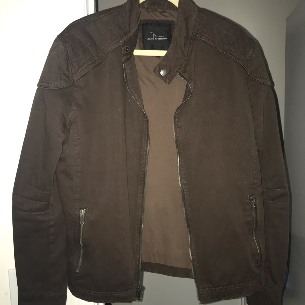 🟤 Brown Marc Anthony Jacket mens medium 🟤